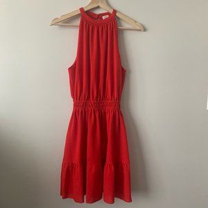 Red Wilfred Aritzia Effet Dress